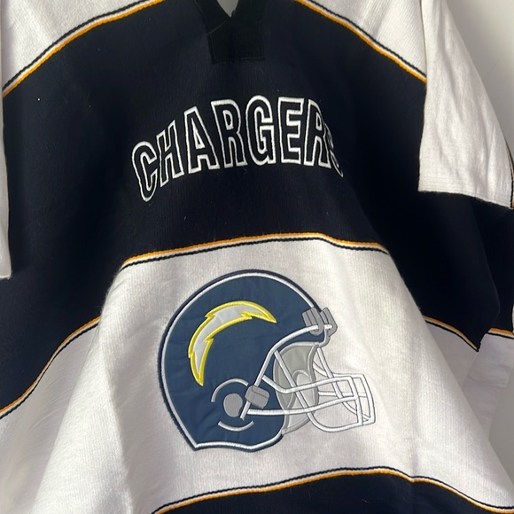 San Diego Chargers Poncho - One Size Fits ALL - Picture 3 of 6